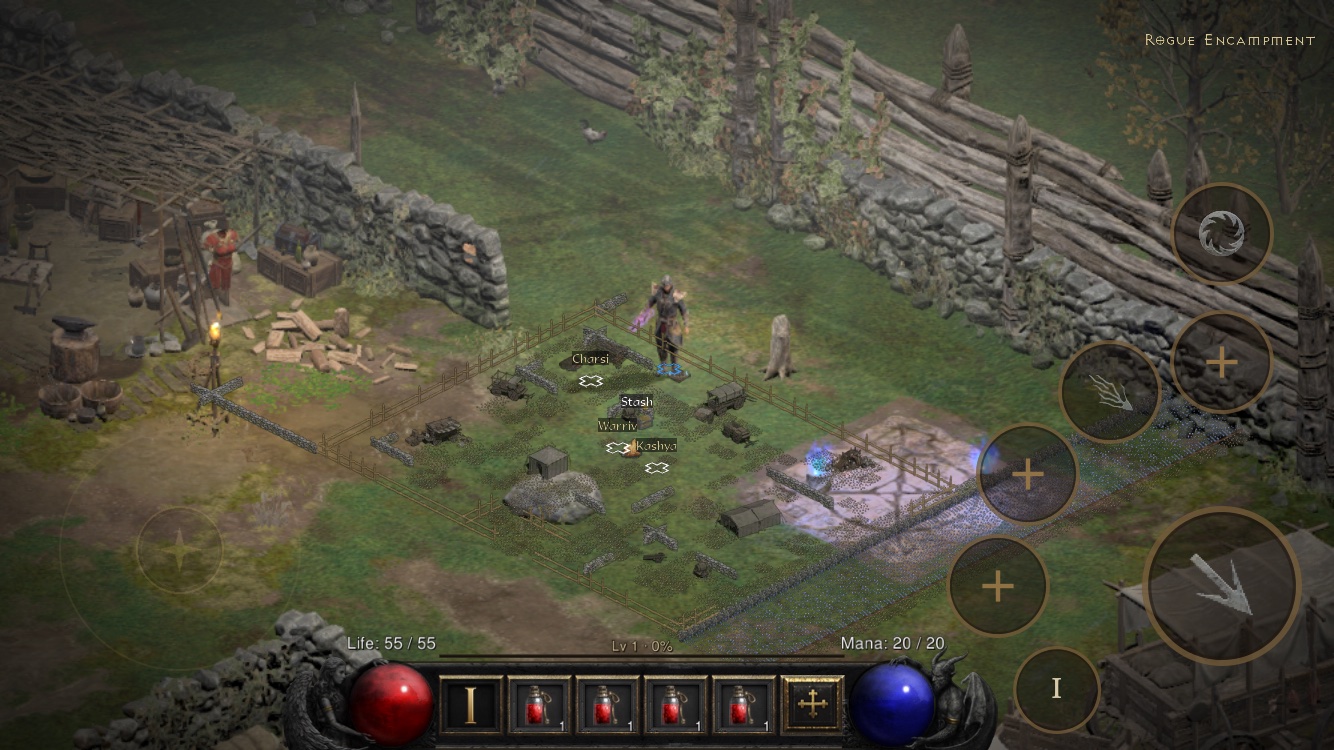 The full-screen map with waypoints and exits marked